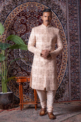 Kashmiri Pashmina Royale Sherwani Set