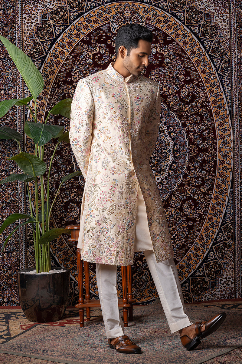 Timeless Bloom Sherwani  Set