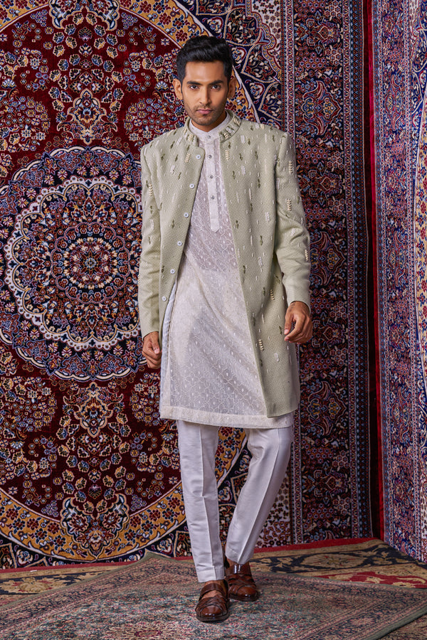 Gradual Tapering Indowestern Set