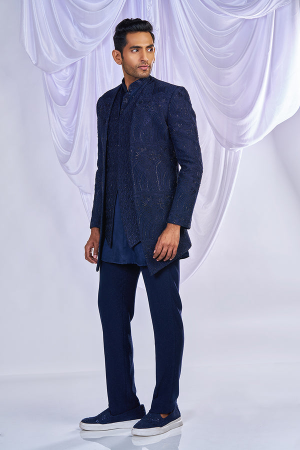 Three Layered Indowestern Set