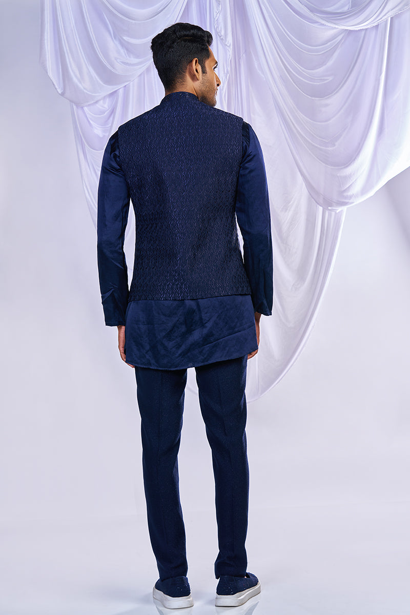 Three Layered Indowestern Set