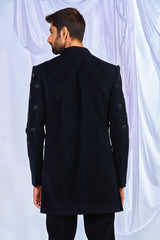 Classic Front Open Indowestern Set