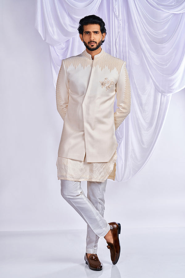 Herringbone Twist Indo western Set