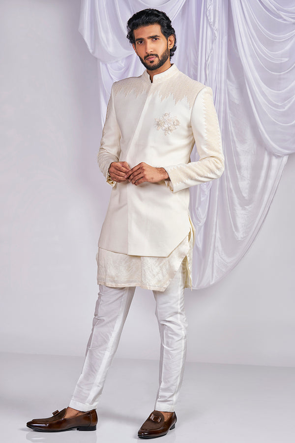 Herringbone Twist Indo western Set