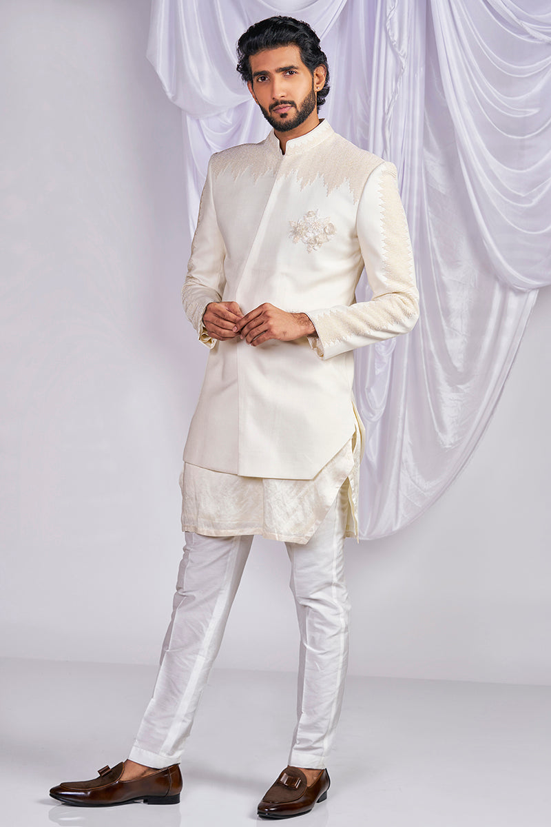 Herringbone Twist Indo western Set