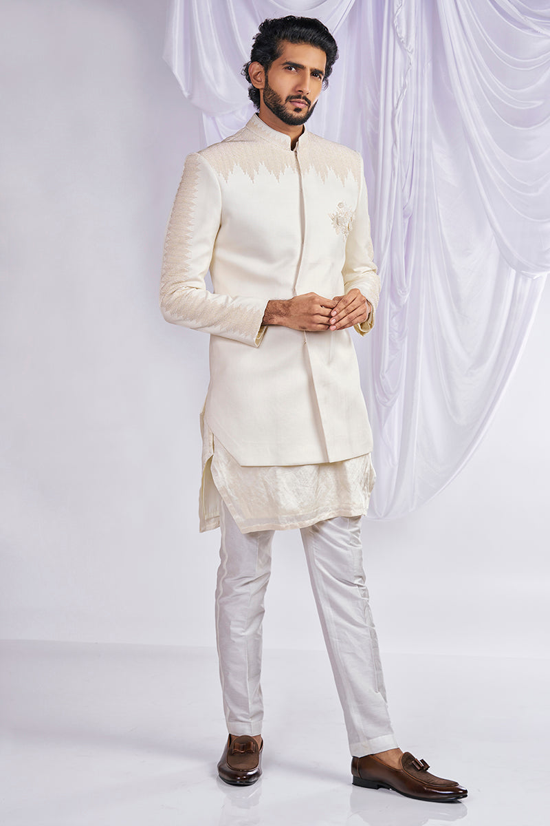 Herringbone Twist Indo western Set