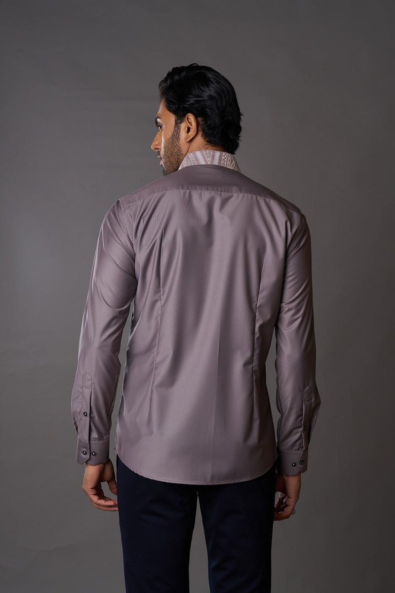 Blended Fabric Shirt