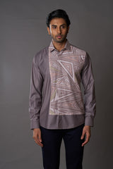 Blended Fabric Shirt