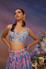 Blue Lehenga