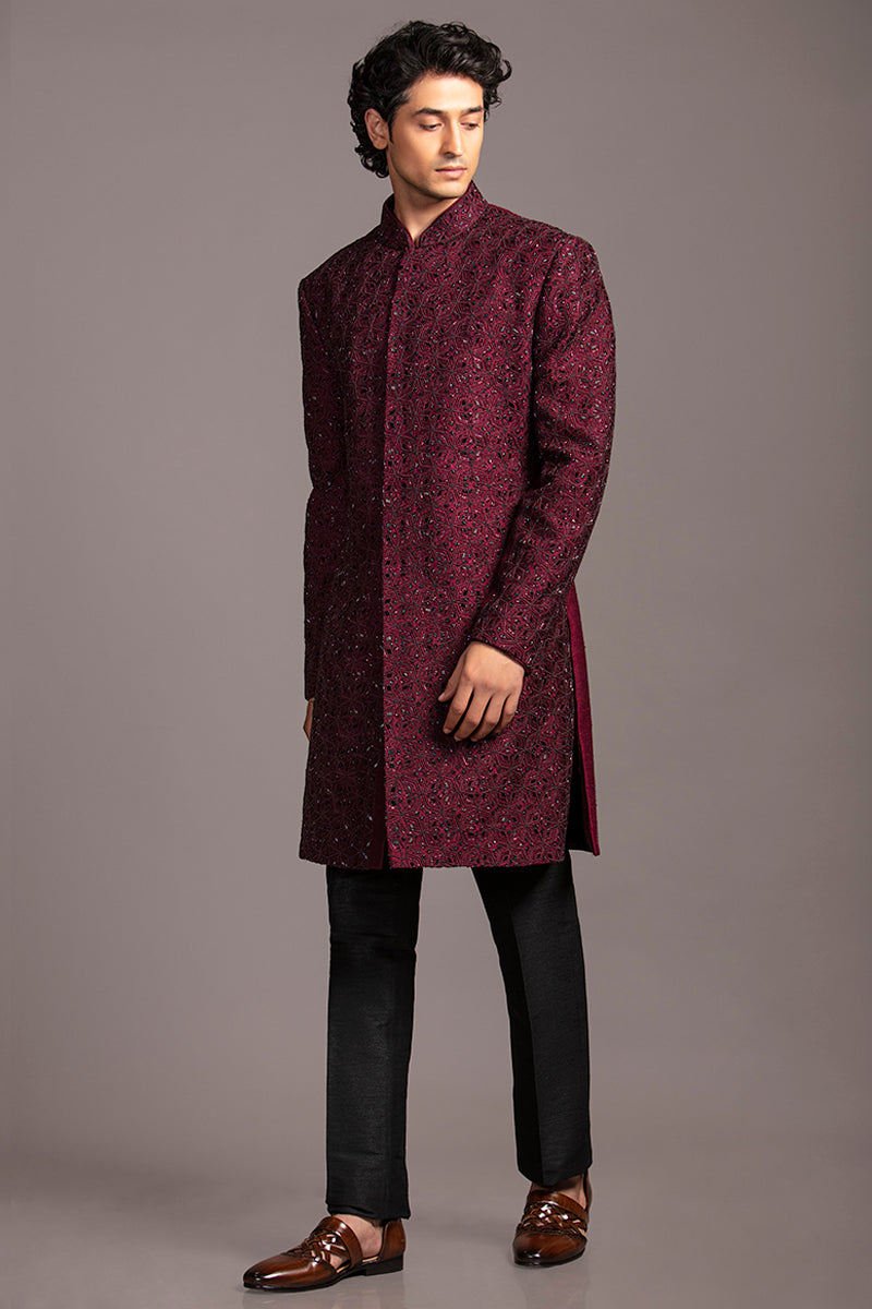 GEOMETRIC GARDEN SHERWANI