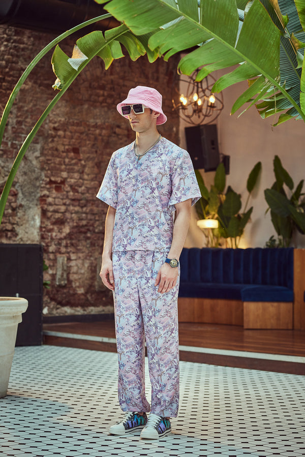 Printed Pyjama Co ord Set