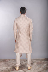 Light Mov Silk Sherwani