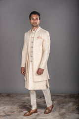 Lucknawi Fabric Sherwani