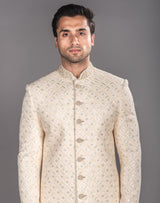 Lucknawi Fabric Sherwani