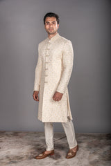 Lucknawi Fabric Sherwani