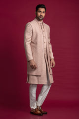 ACHKAN FUSION SHERWANI SET