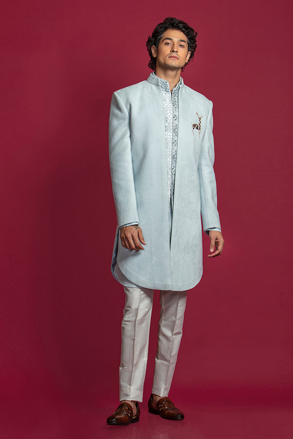 Foil Work Indowestern