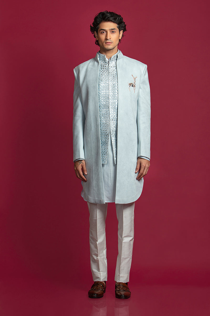 Foil Work Indowestern